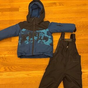 Kamik Blue and Black Kids' Winter Jacket